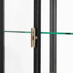GUBI Display & Glass Cabinets*Private display cabinet, Glass. brown-black stained oak Transparent