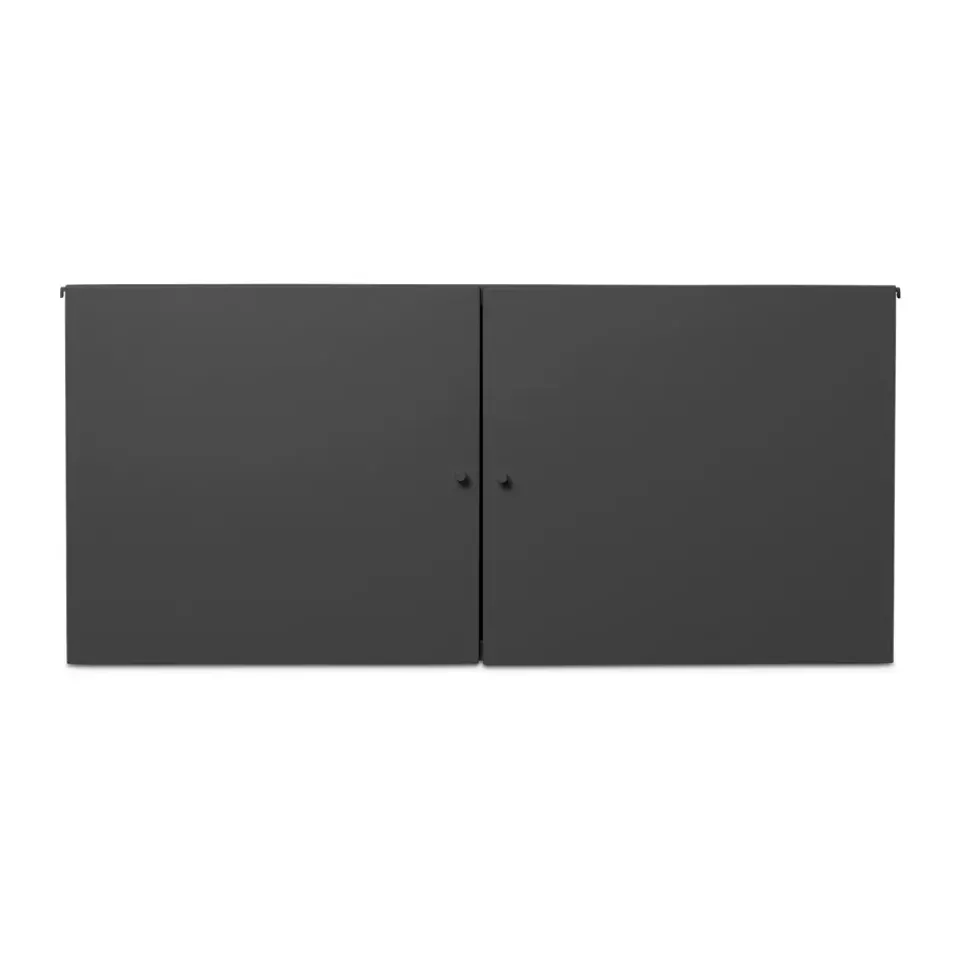 Ferm Living Display & Glass Cabinets*Punctual cabinet 41,6x91,5 cm, Anthracite Black