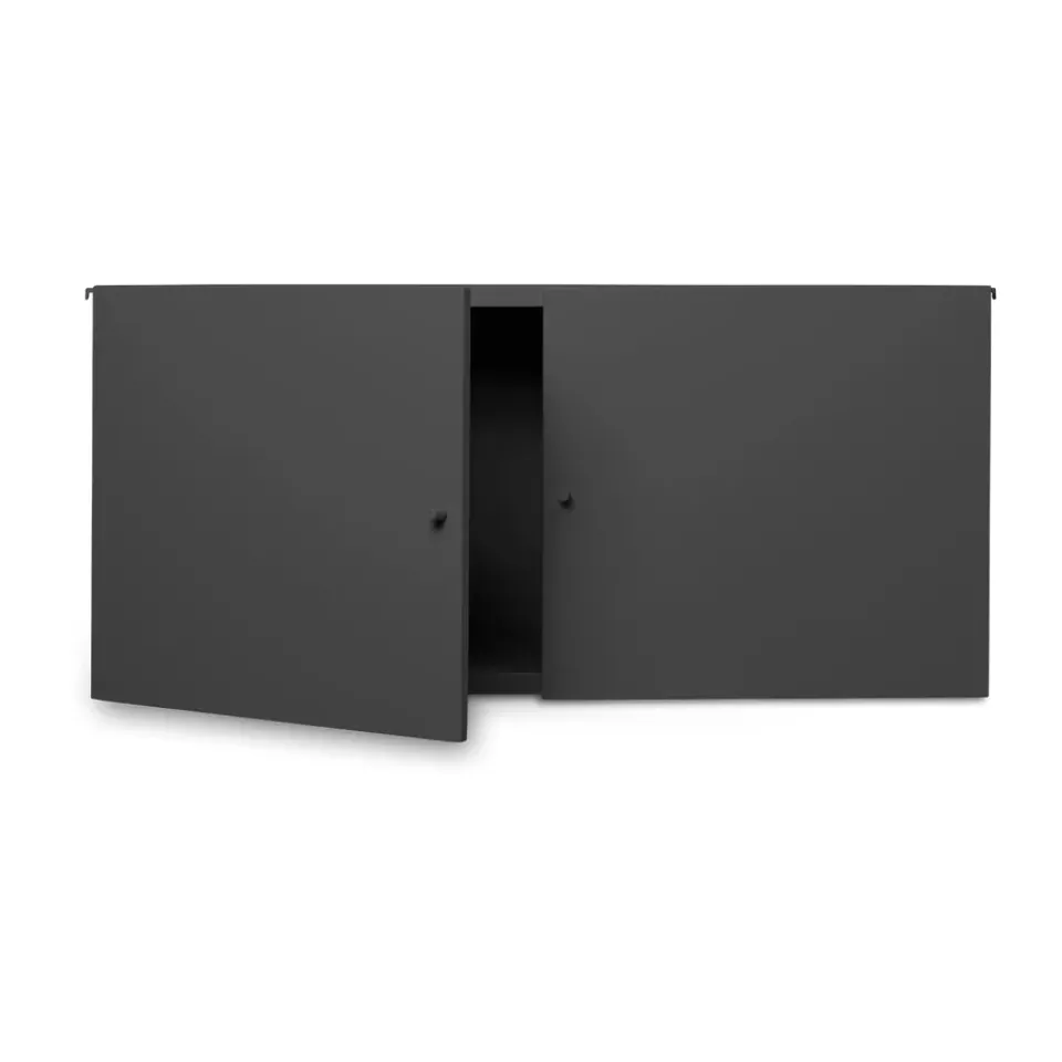 Ferm Living Display & Glass Cabinets*Punctual cabinet 41,6x91,5 cm, Anthracite Black