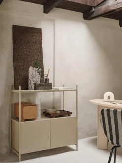 Ferm Living Display & Glass Cabinets*Punctual cabinet 41,6x91,5 cm, Cashmere Beige
