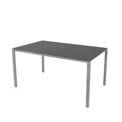 Cane-line Table For Outdoor Use*Pure dining table, Basalt -light 150x90 cm Grey