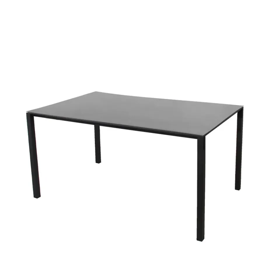 Cane-line Table For Outdoor Use*Pure dining table, Basalt -lava 150x90 cm Grey