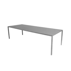 Cane-line Table For Outdoor Use*Pure dining table, Basalt -light 280x100 cm Grey