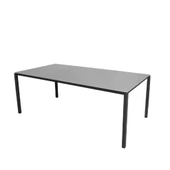 Cane-line Table For Outdoor Use*Pure dining table, Concrete -lava 200x100 cm Grey