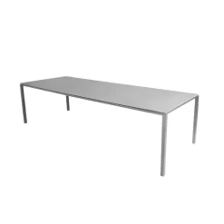 Cane-line Table For Outdoor Use*Pure dining table, Concrete -light 280x100 cm Grey