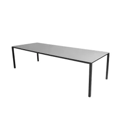 Cane-line Table For Outdoor Use*Pure dining table, Concrete -lava 280x100 cm Grey