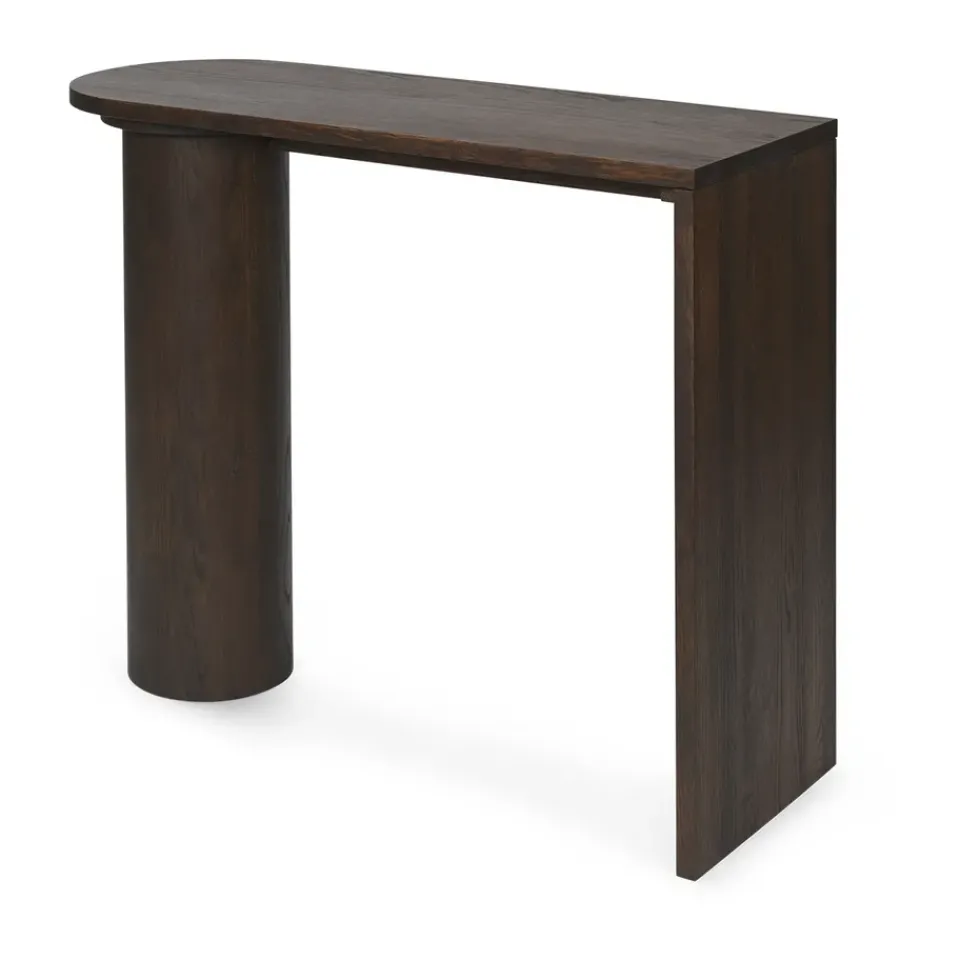 Ferm Living Side Tables*Pylo Console Table side table 85x36x100 cm, Dark Stained Oak Brown