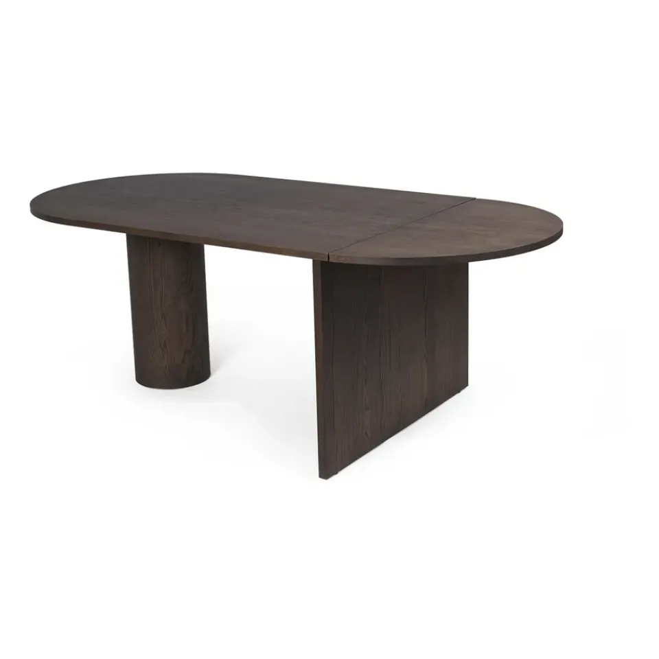 Ferm Living Dining Tables*Pylo dining table 210x100x74 cm, Dark stained oak Brown