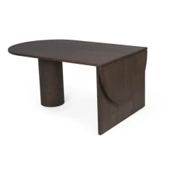Ferm Living Dining Tables*Pylo dining table 210x100x74 cm, Dark stained oak Brown