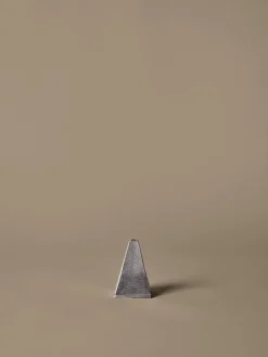 Ferm Living Garden Details & Accessories*Pyra cone-shaped incense burner, Brushed aluminium Silver-coloured