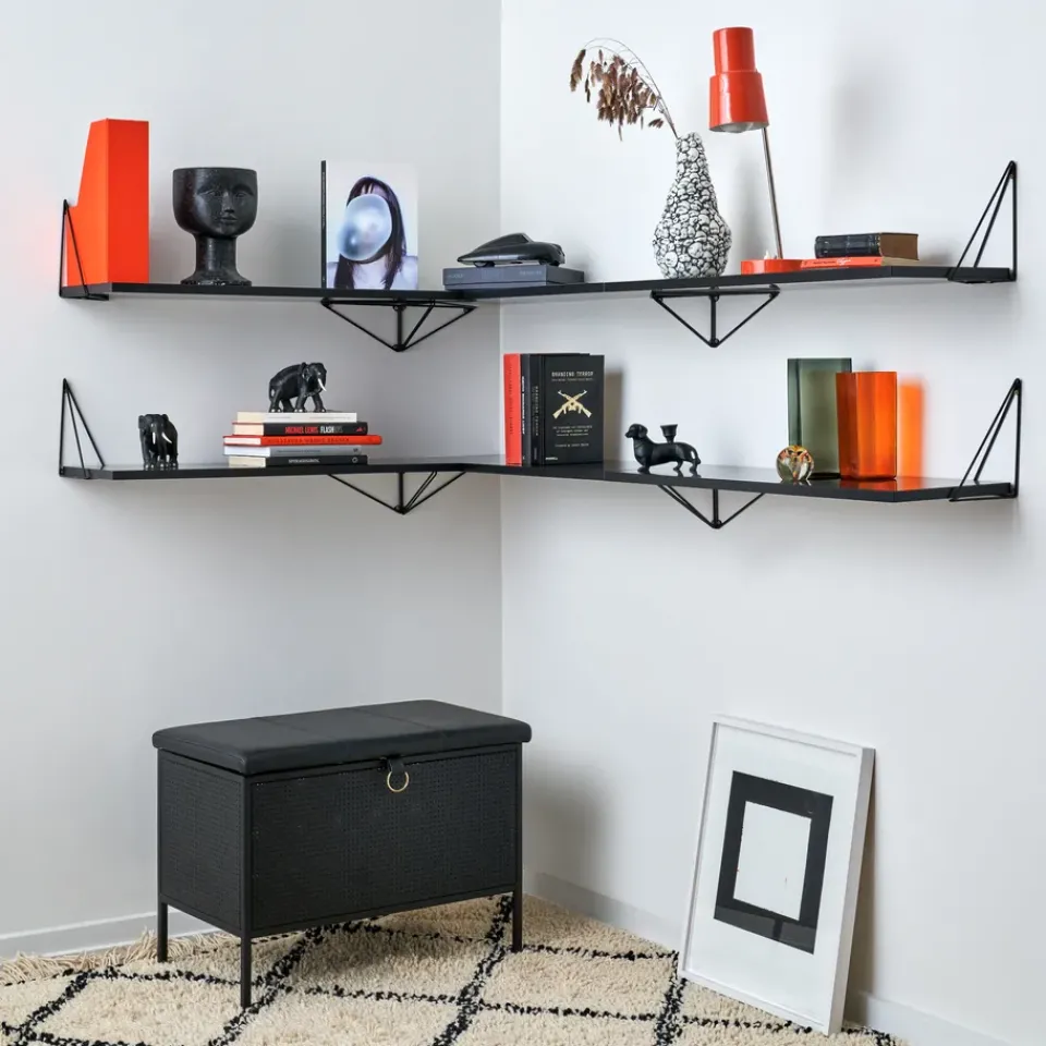 Maze Shelves & Shelving Systems*Pythagoras brackets, 2-pack, Black