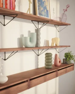 Maze Shelves & Shelving Systems*Pythagoras brackets, 2-pack, Black