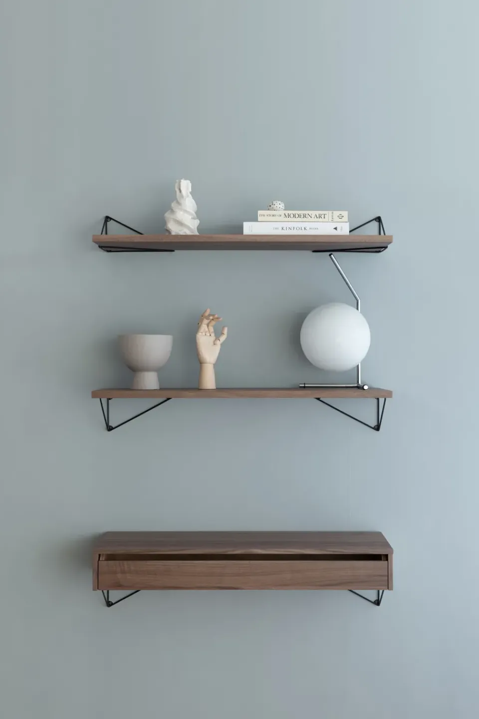 Maze Shelves & Shelving Systems*Pythagoras brackets, 2-pack, Black