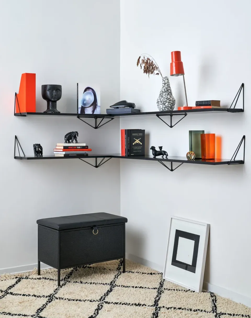 Maze Shelves & Shelving Systems*Pythagoras brackets, 2-pack, Black