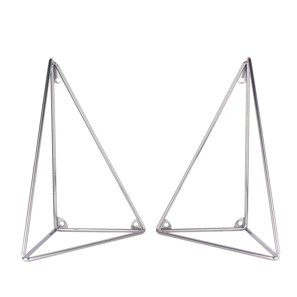 Maze Shelves & Shelving Systems*Pythagoras brackets, 2-pack, chrome Silver-coloured