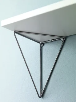Maze Shelves & Shelving Systems*Pythagoras brackets, 2-pack, chrome Silver-coloured