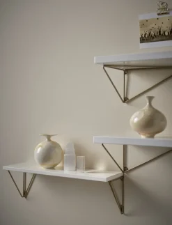 Maze Shelves & Shelving Systems*Pythagoras brackets, 2-pack, brass Gold-coloured