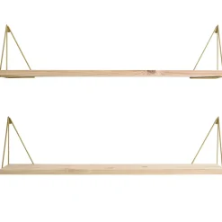 Maze Shelves & Shelving Systems*Pythagoras Play shelf, brass Gold-coloured