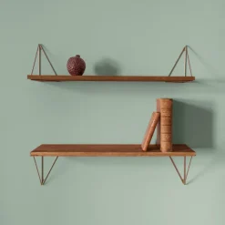 Maze Shelves & Shelving Systems*Pythagoras Play shelf, brass Gold-coloured