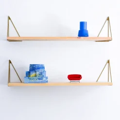 Maze Shelves & Shelving Systems*Pythagoras Play shelf, brass Gold-coloured