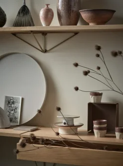 Maze Shelves & Shelving Systems*Pythagoras shelf, oak Brown