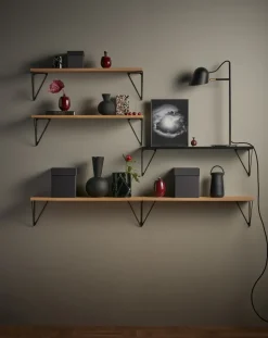 Maze Shelves & Shelving Systems*Pythagoras shelf, oak Brown