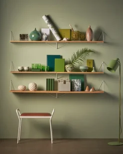 Maze Shelves & Shelving Systems*Pythagoras shelf, oak Brown