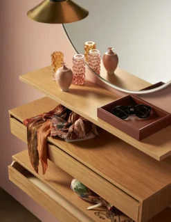 Maze Shelves & Shelving Systems*Pythagoras shelf, oak Brown