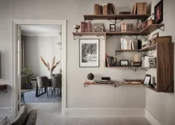 Maze Shelves & Shelving Systems*Pythagoras shelf, walnut Brown