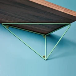 Maze Shelves & Shelving Systems*Pythagoras shelf, walnut Brown