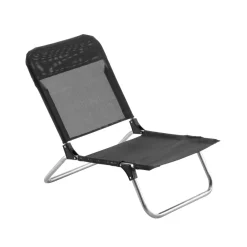 Fiam Seating*Quick sun lounger, Textaline -aluminium frame Black