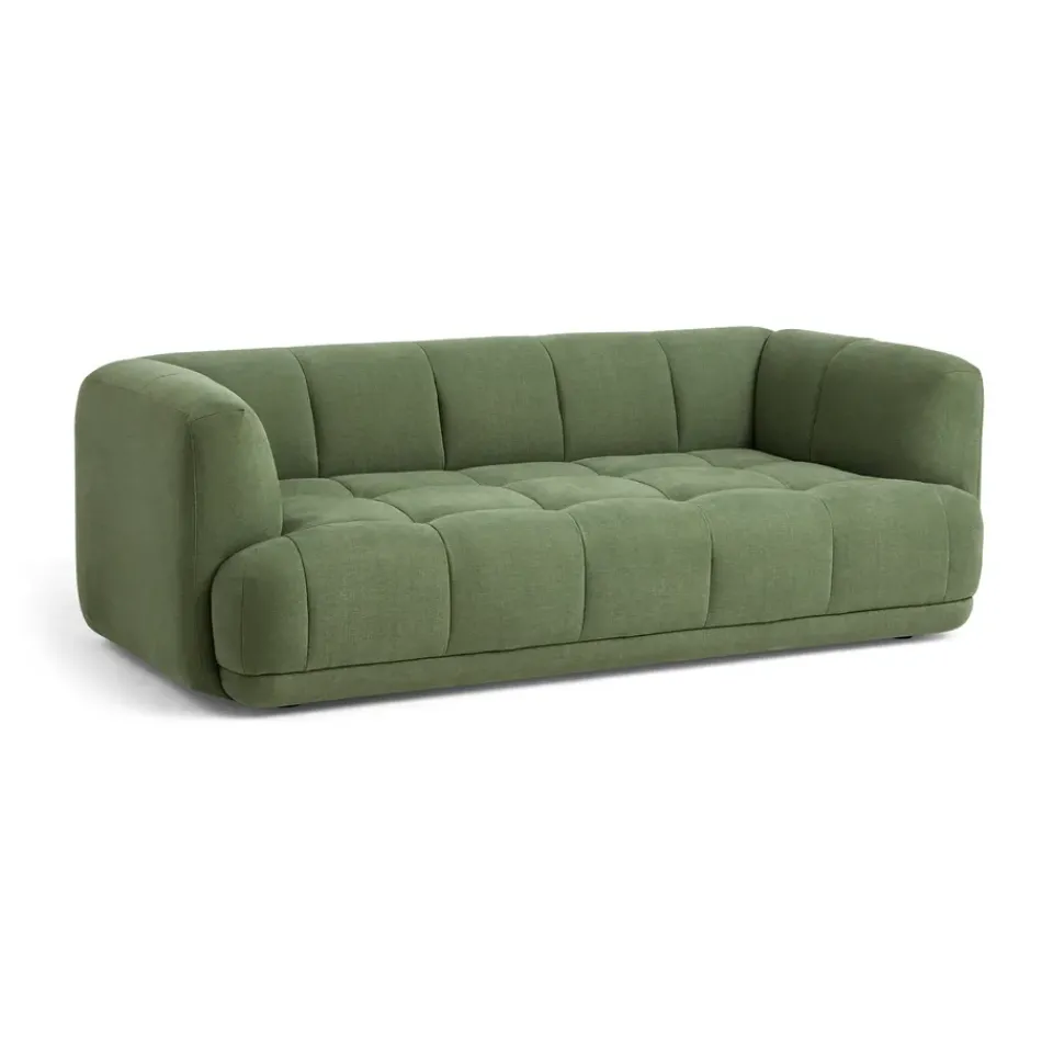 HAY Sofas*Quilton sofa 2-seater 214 cm, Linara 100-Tarragon Green