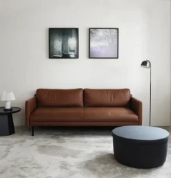 Normann Copenhagen Sofas*Rar 3-seater sofa, Omaha leather cognac Brown