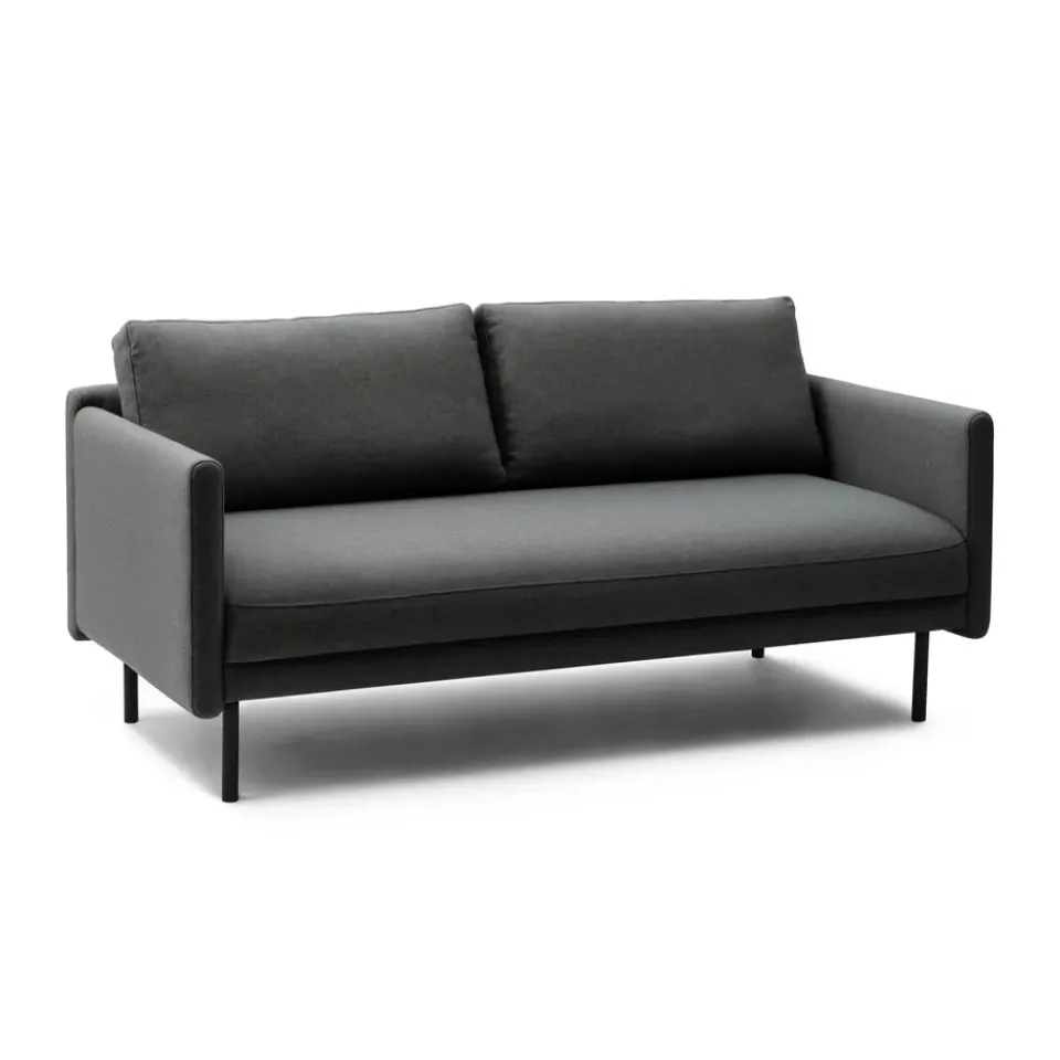 Normann Copenhagen Sofas*Rar 2-seater sofa, Re-Born dark Grey