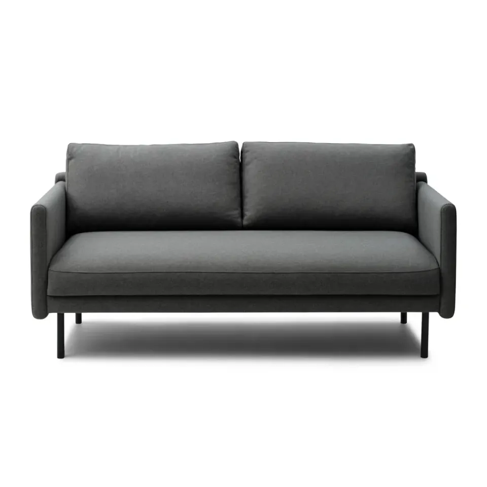 Normann Copenhagen Sofas*Rar 2-seater sofa, Re-Born dark Grey