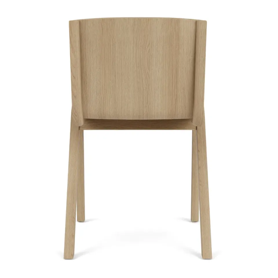 Audo Copenhagen Chairs*Ready chair upholstered seat, Natural oak-Logan Jasmine White