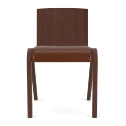 Audo Copenhagen Chairs*Ready chair upholstered seat, Red oak-Dakar 0329 Brown