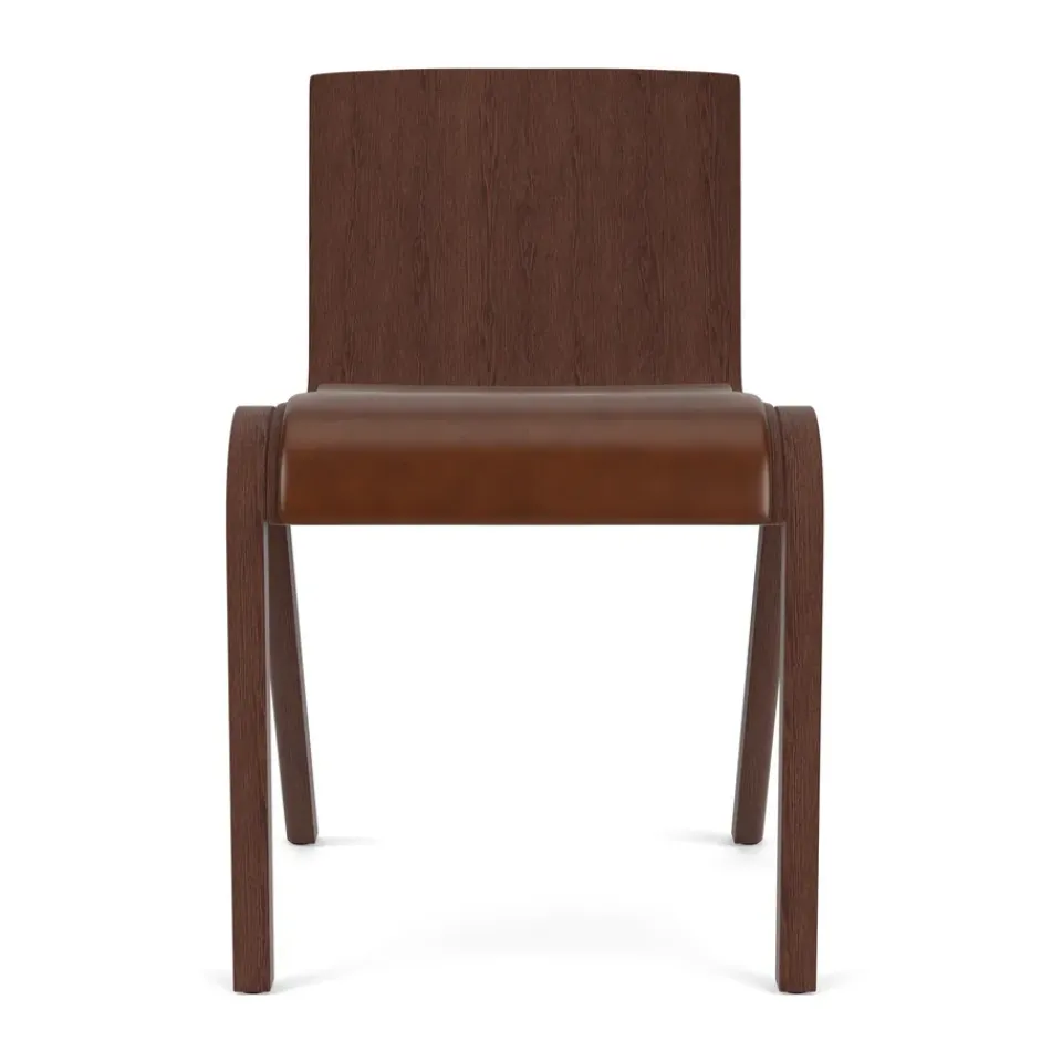 Audo Copenhagen Chairs*Ready chair upholstered seat, Red oak-Dakar 0329 Brown