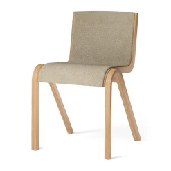 Audo Copenhagen Chairs*Ready upholstered chair, Natural oak-Audo Bouclé 02 Beige