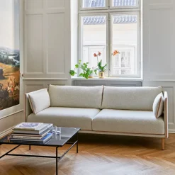 HAY Coffee Tables*Rebar coffee table 80x84x33 cm, marble- Black