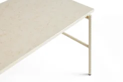 HAY Coffee Tables*Rebar coffee table 80x49x40,5 cm, marble-alabaster Beige