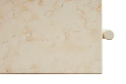 HAY Coffee Tables*Rebar coffee table 80x49x40,5 cm, marble-alabaster Beige