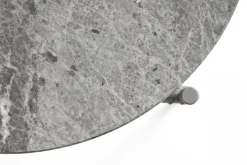 HAY Side Tables*Rebar side table Ø45 cm, marble-fossil Grey