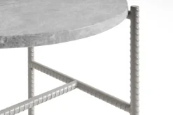 HAY Side Tables*Rebar side table Ø45 cm, marble-fossil Grey