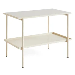 HAY Side Tables*Rebar side table 75x44x55 cm, marble-alabaster Beige