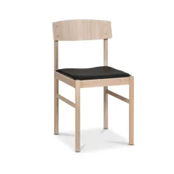 Mavis Seat Cushions & Pads*Red chair seat, leather Black