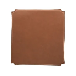 Mavis Seat Cushions & Pads*Red chair seat, leather cognac Brown