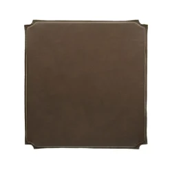 Mavis Seat Cushions & Pads*Red chair seat, leather mocca Brown