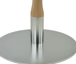 Mavis Balcony Furniture*Red coffee table 70x70 cm, White pigmented matte lacquered oak Beige