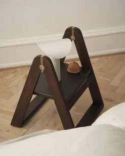 Gejst Stools*Reech step stool, Dark ash Brown